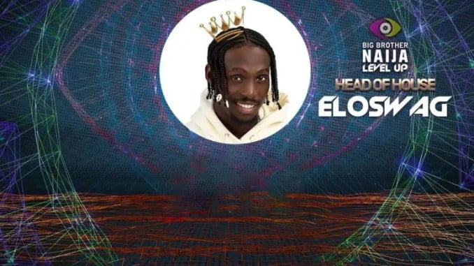 #BBNaija: Eloswag Wins First Head Of House