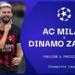 Live Stream : AC Milan Vs Dinamo Zagreb