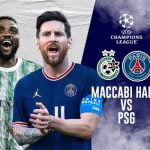 Live Stream : PSG Vs Maccabi Haifa