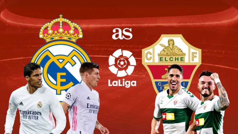 Live Stream : Real Madrid Vs Elche