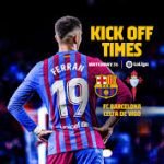 Live Stream : Barcelona Vs Celta Vigo