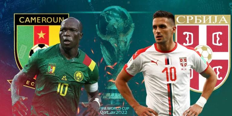 Live Stream : Cameroon Vs Serbia