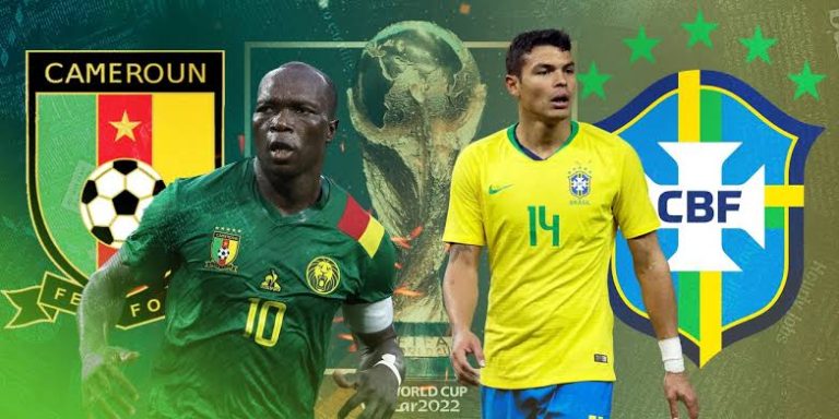 Live Stream : Brazil Vs Cameroon