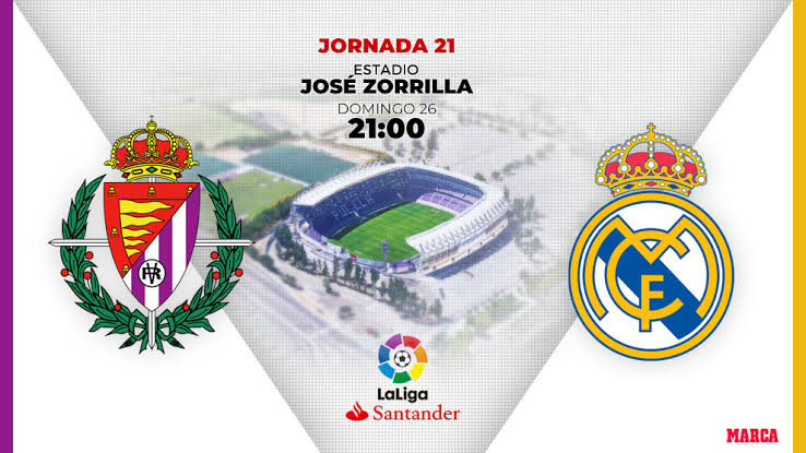 Live Stream : Real Madrid Vs Real Valladolid