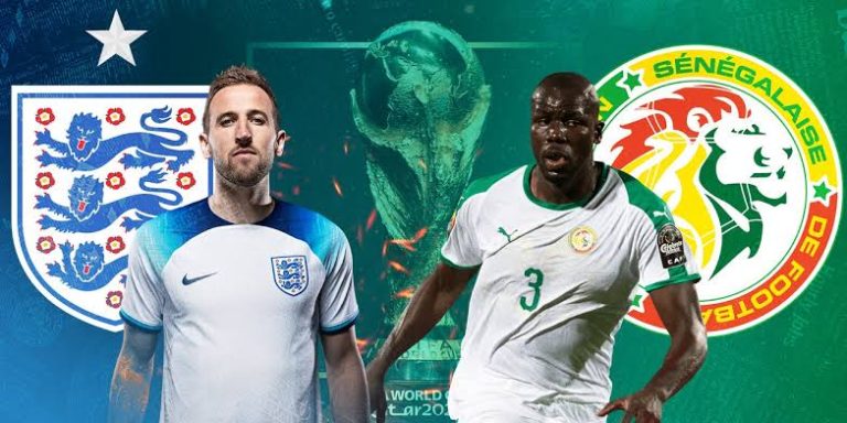 Live Stream : England Vs Senegal