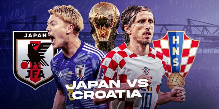 Live Stream : Croatia Vs Japan