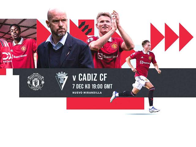 Live Stream : Manchester United Vs Cadiz