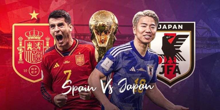 Live Stream : Spain Vs Japan